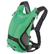 자전거 백팩 가방 Shimano Rucksack Unzen II Island Grun 11 x 41 x 24 cm 10 Liter, Schwarz-Lightning Blau
