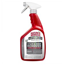 Nature's Miracle Platinum Stain Odor Remover 네이처스 미라클 플래티넘 얼룩 냄새 리무버 946ml, 1개 - 헹켈스멜리무버