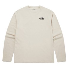 [노스페이스] 남성 티엔에프 코튼 L/S 라운드티 NT7TN00C_IVO - nk8acf102u