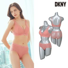 DKNY [DKNY] 어반 블룸 콜렉션 여성 브라팬티 2종 선셋코랄