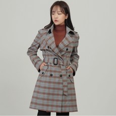 로엠 로엠 WY 레귤러핏 트렌치 코트 (체크/솔리드)-RMJT84VRQ2_15_L3Z5