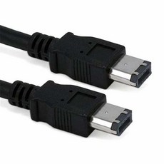 케이블 빌더 파이어와이어 400 6핀에서 6핀까지 [6FT] IEEE 1394, 1개