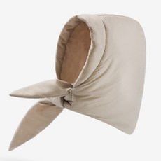 시크클립 여성 패딩 방한 모자 목도리