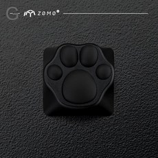 고양이 발바닥 키캡 알루미늄 금속키보드 키홀더, 공식 표준, G.블랙 쿠션 메탈