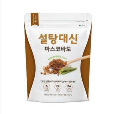 알티스트 설탕대신 비정제 사탕수수 원당 마스코바도, 3개, 480g