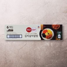 팜스토리푸드 [코스트코]햇반컵밥 김치날치알밥 188gx6, 단일상품