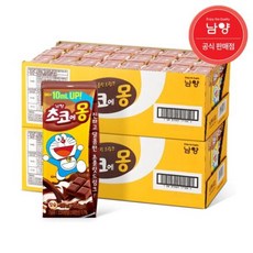남양 초코에몽 멸균우유 190mlx48팩, 190ml