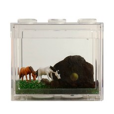 세남자바스켓 제주 국산 마리모 말 DIY 세트, 투명 블럭, 1개