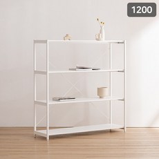  [삼익가구]셀렉션 3단 철제 책장 1200, 화이트 
