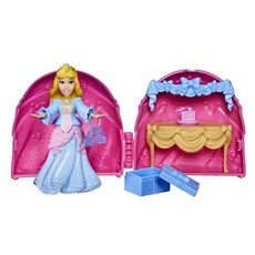 Hasbro Disney Prinzessin F3467 디즈니 프린세스 시크릿 스타일-오로라 스타일리시 서프라이즈-인형 놀이 세트 의류 및 액세서리 포함 4세 이상 멀티 컬러 - 디즈니프린세스옷