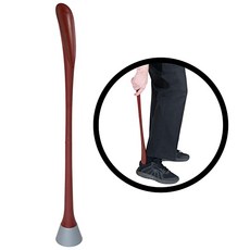 [미국] 570998 Shoehorn with long handle 23 inches lightweight minimal bending includes stand collapses