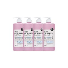 온더바디 퓨어시카 바디워시 베이비파우더 1000ml, 1L, 4개
