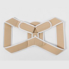 밸런스 굽은어깨 바른자세 X 밴드(L) 허리펴주는 허리고정, 1개