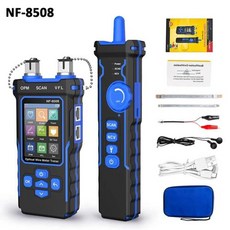 NOYAFA NF-8508 네트워크 케이블 테스터 LAN 광 파워 미터 LCD 디스플레이 측정 길이 와이어 맵 추적기, 1개