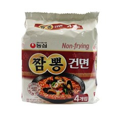 농심 짬뽕건면, 103g, 4개