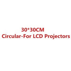 1 쌍은 사각형 25 25CM 30 30CM 프로젝터 용 원형 3D 편광 필터를 만듭니다. 프로젝터 용 LCD DLP 3D 편광 시트, 1 쌍