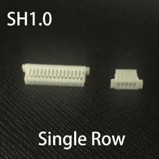 SH1.0 1.0mm 피치 12P 13P 14P 15P 16P 18P 20P 핀 단일 행 플라스틱 쉘 암 플러그 JST 라인 와이어 커넥터 하우징, [01]라인 커넥터_[01]10Pieces 12P, 10개