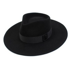 [유니버셜케미스트리] V Long Wool Fedora BK 울페도라