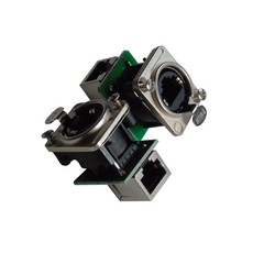 50개/세트 NE8FDP-R Ethercon RJ45 피드 스루 D-시리즈 패널 마운트 잭, 50개