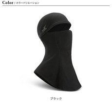 아크테릭스 L07982500 넥게이터 바라클라바 모자 페이스 마스크 넥워머 블랙 LT