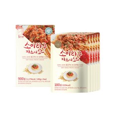 [코스트코] 이지쉐프 소이라구소스 180g x 5 / 파스타소스 콩고기 토마토 스파게티(유 : 23.12.22까지), 900g, 2팩