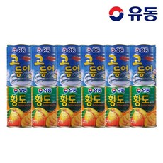 [유동] 고등어 400g x6개 +황도슬라이스 400g x6개, 1개