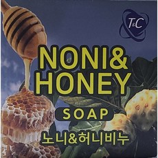 차칸유통 여드름 트러블 피부에 좋은 천연 노니 비누, 천연 노니비누 5개