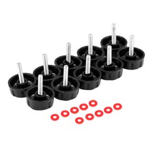 QDY 10P 낚시 스피닝 릴 나사 너트 파워 핸들 그립 노브, As Described