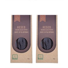 헤세드 캄보디아 유기농 흑후추 리필, 40g, 2개 - hessed