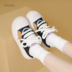 Cwadun 봄 패션 캐주얼 화이트 신발 여성 XCD2903