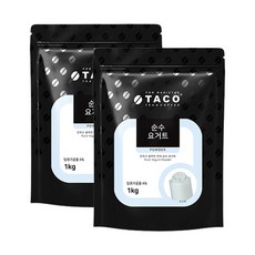 타코 순수 요거트 파우더 1kg 2개세트, 2개, 1개입