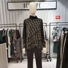 블루페페 3단 [겨울] 터틀넥 블라우스