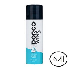 도루코 윈쓰리 리프레싱 쉐이빙폼, 210ml, 6개