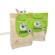 와이오밍산 고양이 모래 6kg 2팩, 단품, 단품
