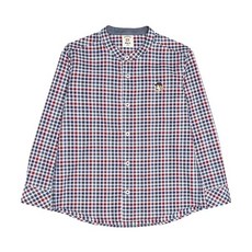 HAZZYS KIDS 20FW 헨리넥 체크셔츠 HQF10XS01M NV