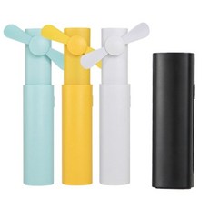 보조배터리 멀티 선풍기 USB 무드등 휴대용 더팬 bzt*2886zQ, 블랙, 2개