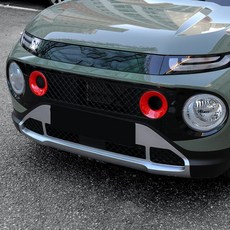 카스타 캐스퍼 레드 블랙 카본 몰딩 전방 에어홀 가니쉬 커버 실외 튜닝 용품 호환가능