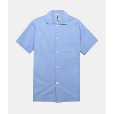 TEKLA Poplin Pajamas Short Sleeve Shirt (SWE PS) (포플린 파자마 반팔 셔츠)
