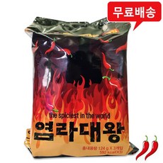 염라대왕라면 멀티(3개입)x4봉/극강의매운맛/무배
