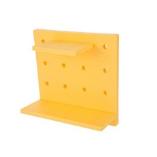 스텐 타공판 보드 철판 Pegboard 선반이있는 벽 구멍 Pegboard 자체 접착 페그 보드 주최자 욕실 보관 선반 용 보관 주최자 제작, Y