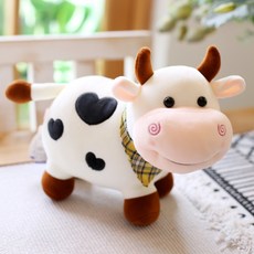 2021 황금소띠해 큐티뽀짝 뽀글이 송아지 인형 쿠션 소띠 선물 출산 신년 새해선물, B, 42cm