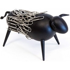 마그네틱 Bull Paperclip Holder - Funny Office Desk 액세서리 Secure Magnetic Paper Clip Holder Paper Clip Bobby Pins, 단일옵션