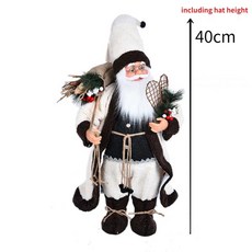 크리스마스 인테리어 장식 소품큰산타 클로스 인형 크리스마스 새해 2024 선물 메리 가정 Natal Navidad, 40 style 8-1, 1개