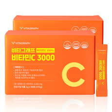 비타그래프 논지엠오 비타민C 3000, 270g, 2개