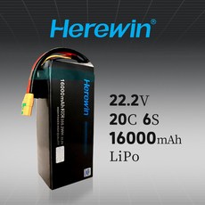 드론배터리Herewin-6s-22.2v-16000-20c
