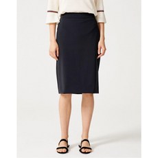 헤지스 여성 20SS 블랙 단색 스커트 HSSK0B110BK