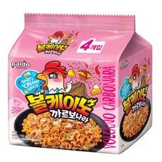팔도 볼케이노 까르보나라 130g, 4개
