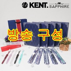 켄트 켄트 시즌2 크리스탈 콤팩트 초극세모 칫솔 25P+칫솔케이스 1개(블루/투명 중 랜덤)+켄트쇼핑백 1개, 단일옵션