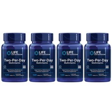 라이프 익스텐션 투퍼데이 태블릿 Life Extension Two-Per-Day Tablets 120 태블릿, 120정, 4개