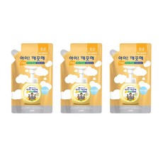 아이깨끗해 핸드워시 파우더향 리필, 450ml, 3개